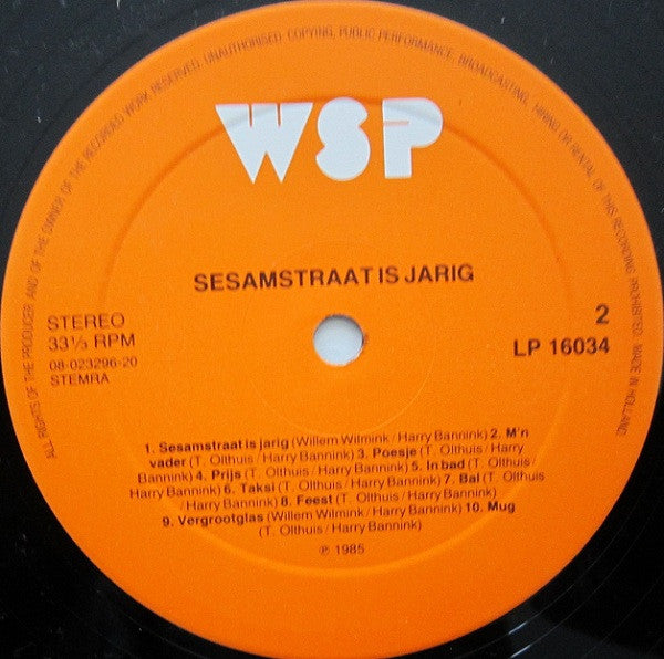 Sesamstraat : Sesamstraat Is Jarig (LP)