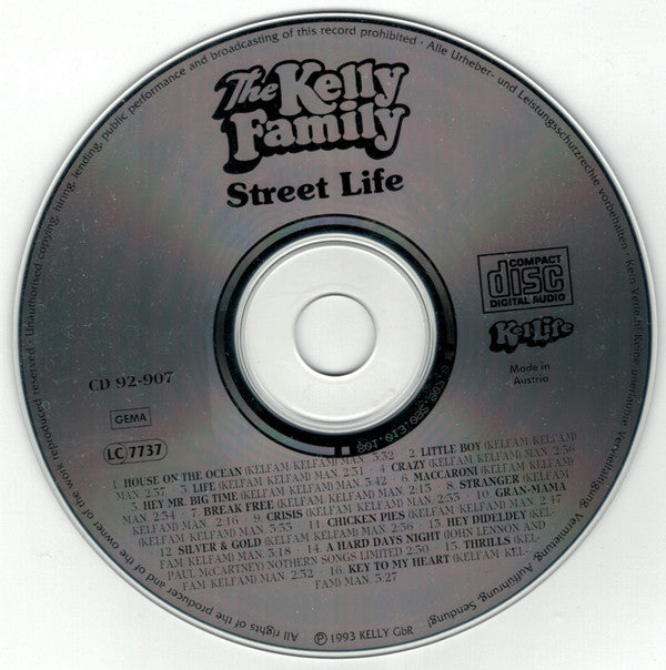 The Kelly Family : Street Life (CD, Album, RP)