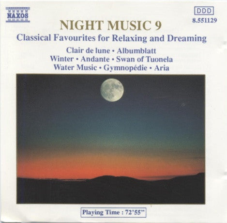 Various : Night Music 9 (Classical Favourites For Relaxing And Dreaming) (CD, Comp)