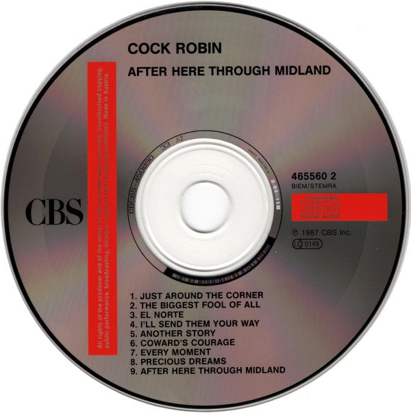 Cock Robin : After Here Through Midland (CD, Album, RE)
