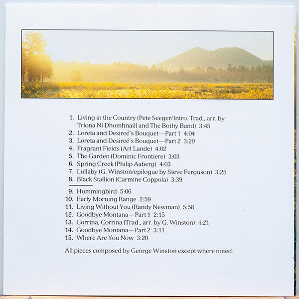 George Winston : Summer - Solo Piano (CD, Album)