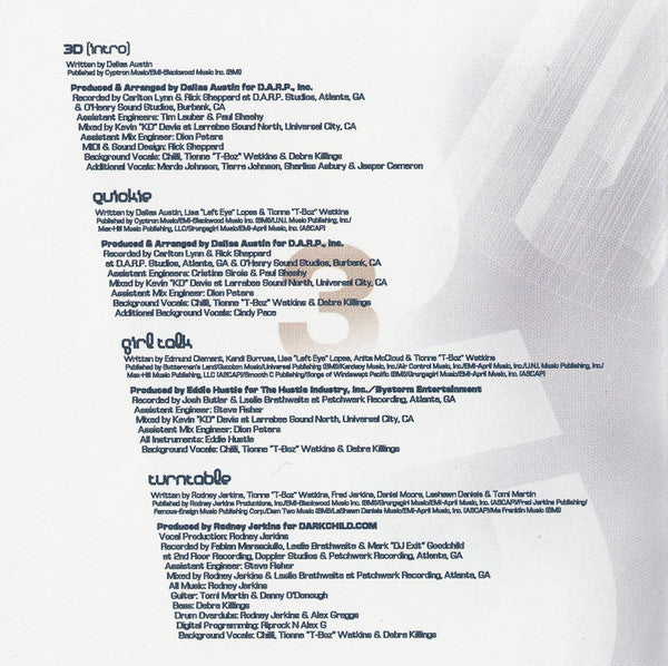 TLC : 3D (CD, Album, Copy Prot.)