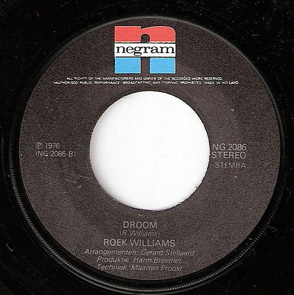 Roek Williams : E-35 (7", Single)