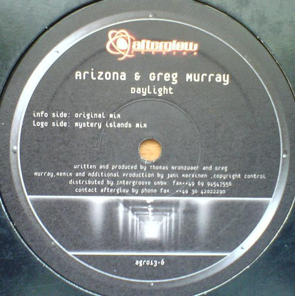 Arizona (2) & Greg Murray : Daylight (12")