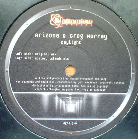 Arizona (2) & Greg Murray : Daylight (12")