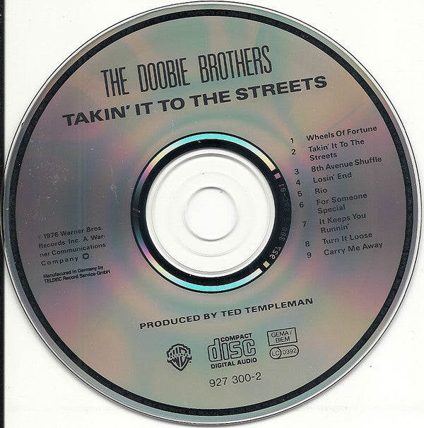 The Doobie Brothers : Takin' It To The Streets (CD, Album, RE)