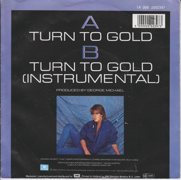 David Austin : Turn To Gold (7", Single)