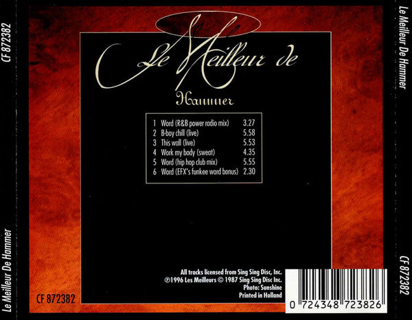 MC Hammer : Le Meilleur De Hammer (CD)