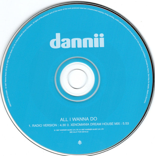 Dannii Minogue : All I Wanna Do (CD, Single, Car)