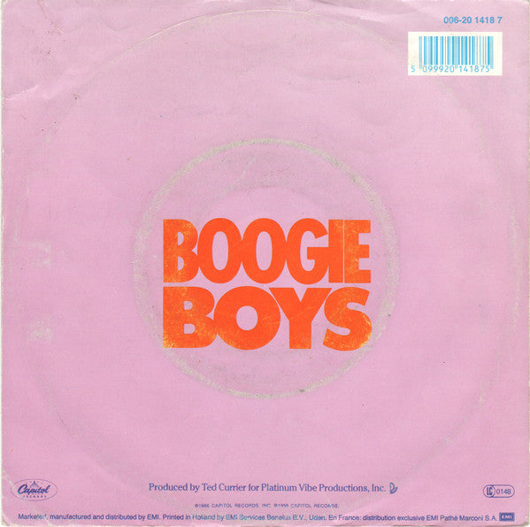 Boogie Boys : Girl Talk (7", Single)