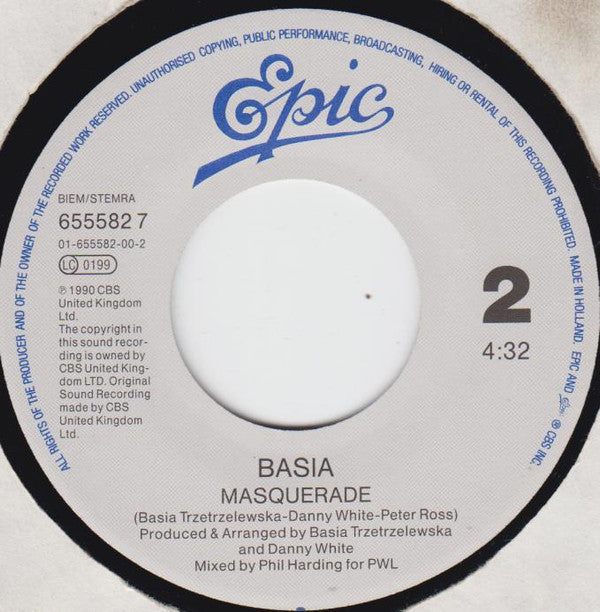 Basia : Baby You're Mine (7")