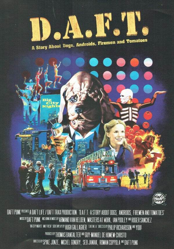 Daft Punk : D.A.F.T. : A Story About Dogs, Androids, Firemen And Tomatoes (DVD-V, D/Sided, PAL)