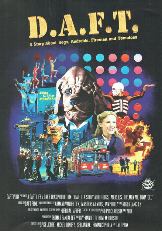 Daft Punk : D.A.F.T. : A Story About Dogs, Androids, Firemen And Tomatoes (DVD-V, D/Sided, PAL)
