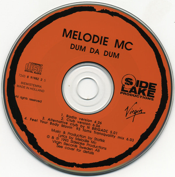 Melodie MC : Dum Da Dum (CD, Maxi)