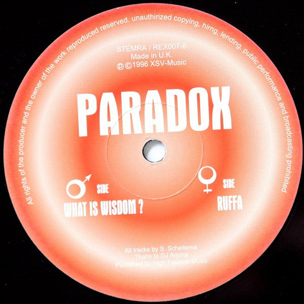Paradox (9) : 7 (10")