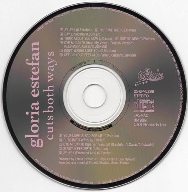 Gloria Estefan : Cuts Both Ways (CD, Album)
