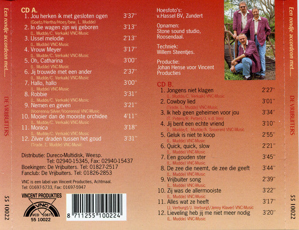 De Vrijbuiters : Een Rondje Accordeon Met...... (2xCD, Album)