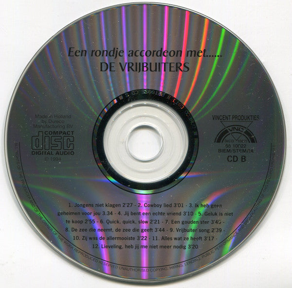 De Vrijbuiters : Een Rondje Accordeon Met...... (2xCD, Album)