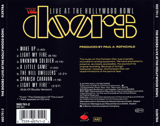 The Doors : Live At The Hollywood Bowl (CD, Album)