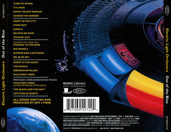 Electric Light Orchestra : Out Of The Blue (CD, Album, RE, RM)