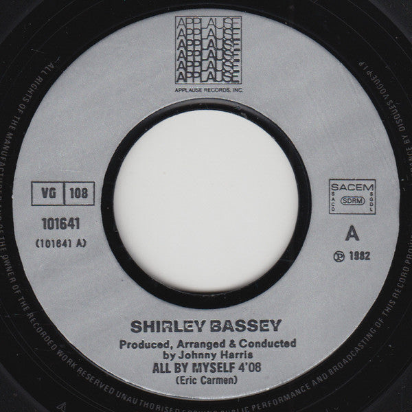 Shirley Bassey : All By Myself (7", Single)