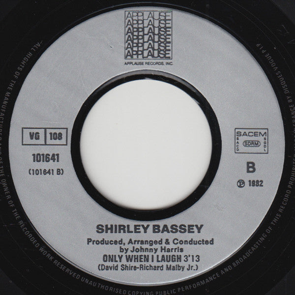 Shirley Bassey : All By Myself (7", Single)