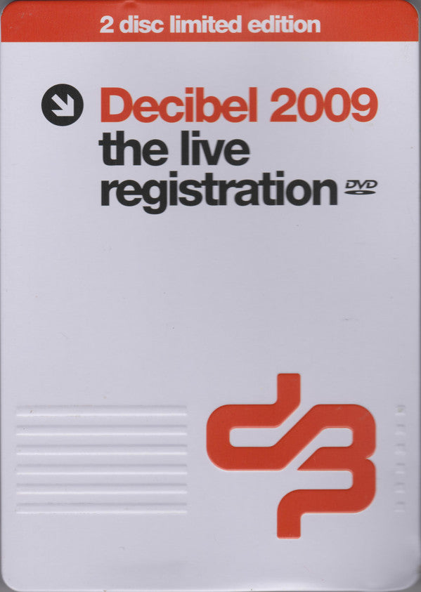 Various : Decibel 2009 The Live Registration (2xDVD, PAL, Lim)