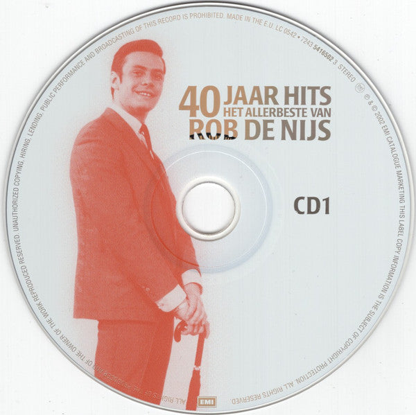 Rob De Nijs : 40 Jaar Hits / Het Allerbeste Van Rob De Nijs (2xCD, Comp)