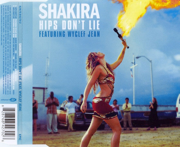 Shakira Featuring Wyclef Jean : Hips Don't Lie (CD, Maxi, Single, Enh)