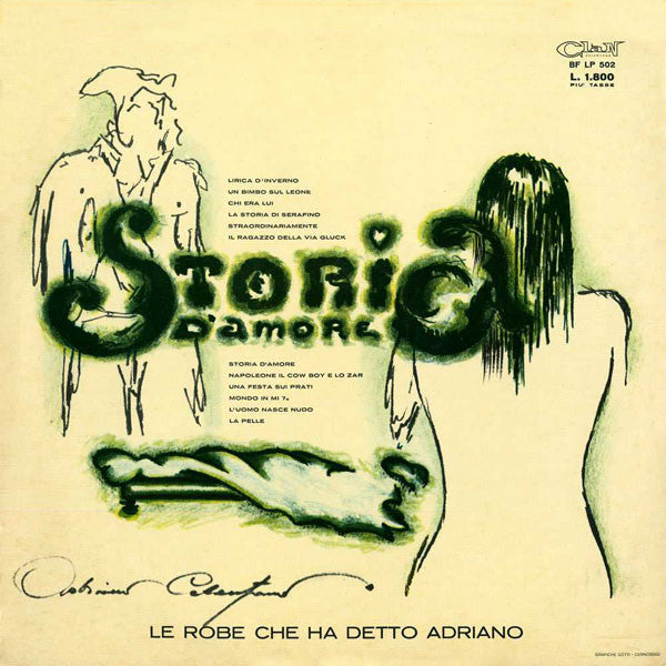 Adriano* : Le Robe Che Ha Detto Adriano (LP, Comp)