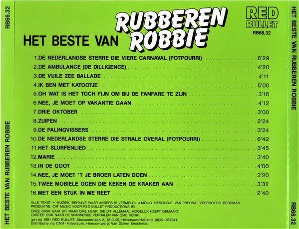 Rubberen Robbie : Het Beste Van Rubberen Robbie (CD, Comp)