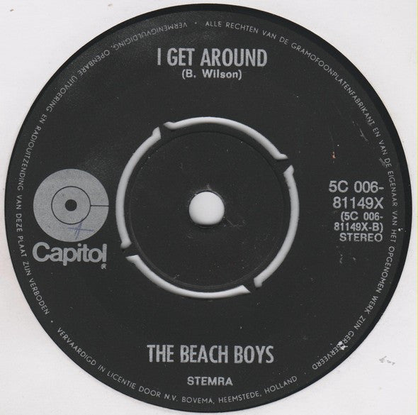 The Beach Boys : Sloop John B. / I Get Around (7", 4-P)