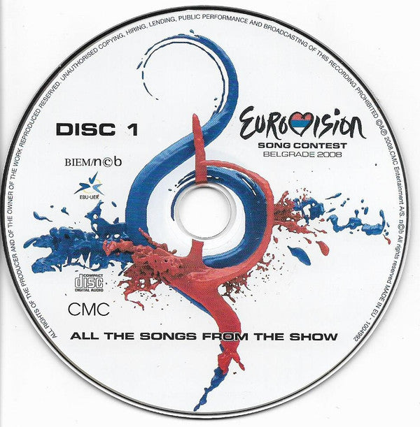 Various : Eurovision Song Contest Belgrade 2008 (2xCD, Comp)
