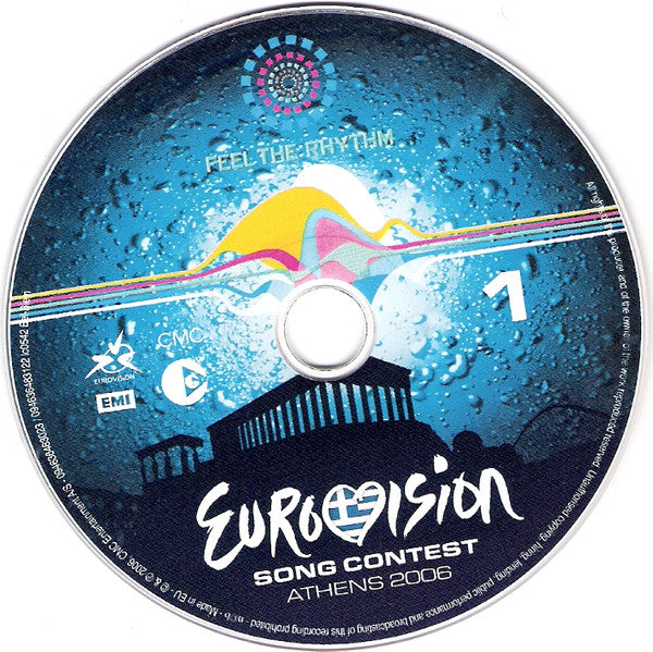 Various : Eurovision Song Contest Athens 2006 - Feel The Rhythm (2xCD, Album, Comp, Copy Prot.)