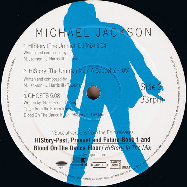 Michael Jackson : HIStory / Ghosts (12", Single)