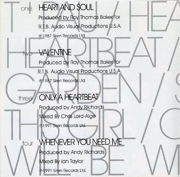 T'Pau : Heart And Soul / The Very Best Of T'Pau (CD, Comp, RP)