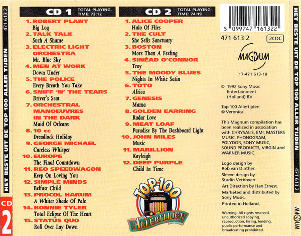 Various : Het Beste Uit De Top 100 Allertijden (2xCD, Comp)