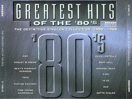 Various : Greatest Hits Of The '80's (The Definitive Singles Collection 1980 - 1989) (2xCD, Comp)
