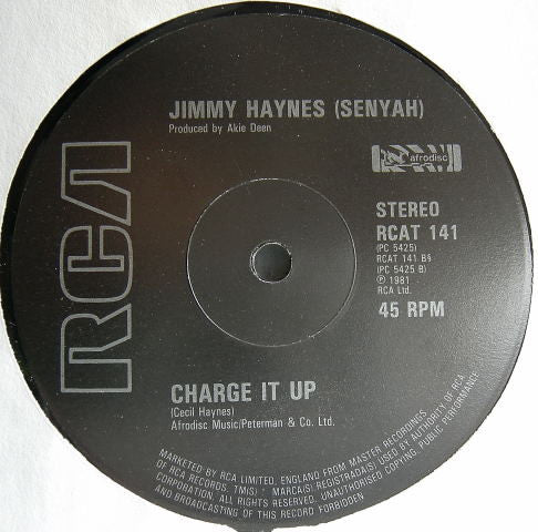 Jimmy Haynes : Funk On The Rocks / Charge It Up (12")