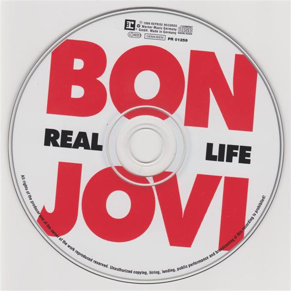 Bon Jovi : Real Life (CD, Single, Promo)
