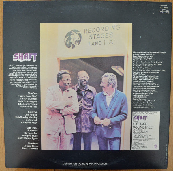 Isaac Hayes : Shaft (2xLP, Album, RE)
