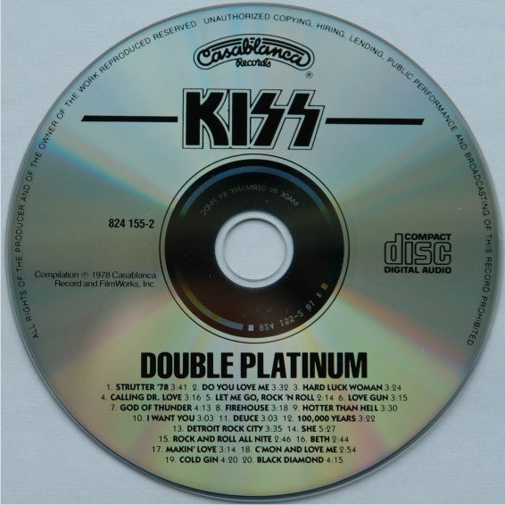 Kiss : Double Platinum (CD, Comp, RE)