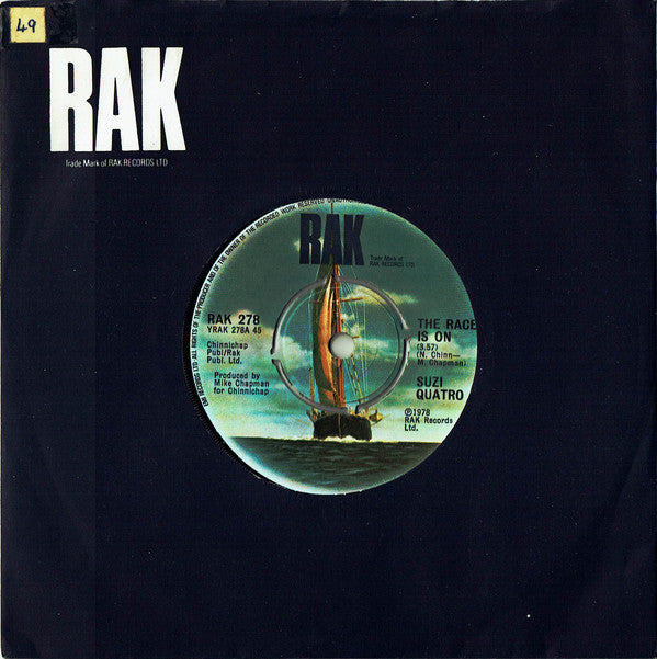 Suzi Quatro : The Race Is On (7", Single)