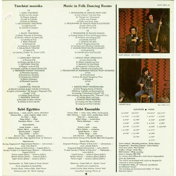 Sebő Ensemble : Táncházi Muzsika - Music In Folk Dancing Rooms (2xLP, Album)
