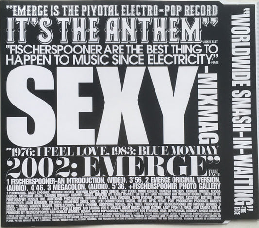Fischerspooner : Emerge (DVD-V, Single, RM)