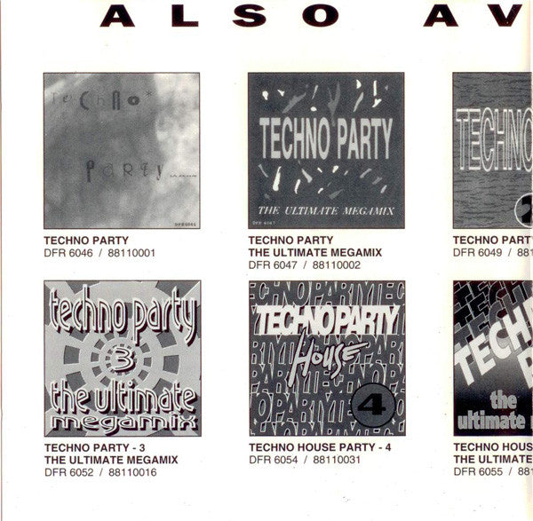 Various : Techno House Party 5 - The Ultimate Megamix (CD, Mixed)