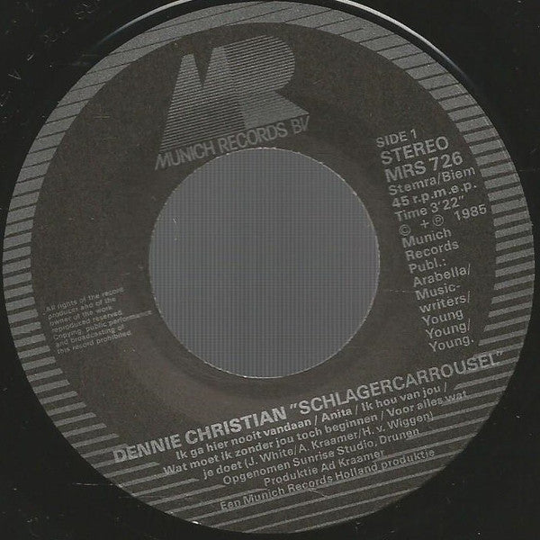 Dennie Christian : Schlagercarrousel (7", Single)