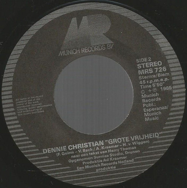 Dennie Christian : Schlagercarrousel (7", Single)