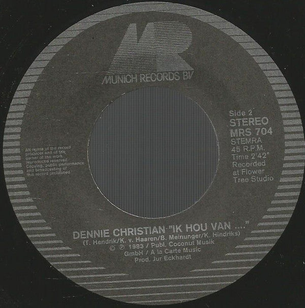 Dennie Christian : Oh Nederland (7", Single)