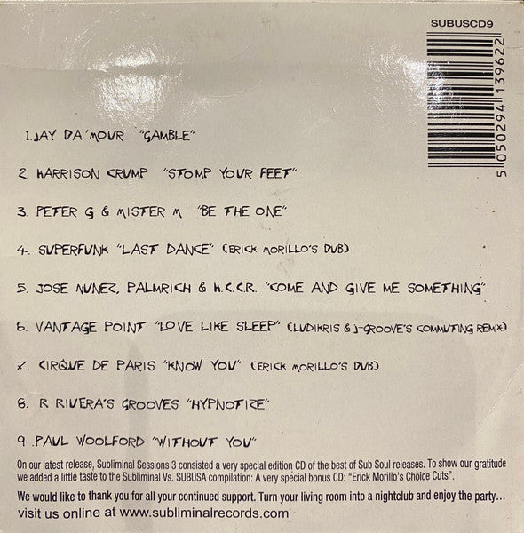 Various : Erick Morillo's Choice Cuts (CD, Comp)